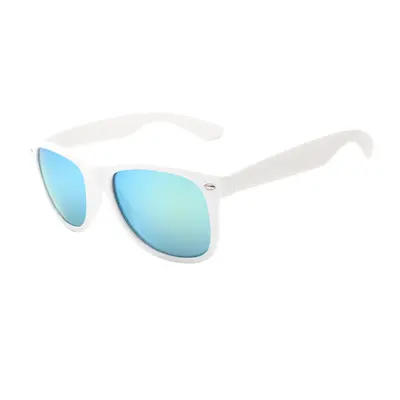 Men's Solid Color Metal Stud Sunglasses with Custom Logo - 7