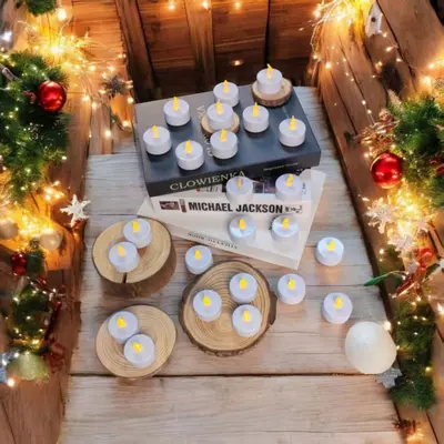 LED mum ışığı seti, sevgililer günü ve düğün dekorasyonu