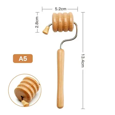 Amazon-Buchholz kleines Massageset Lotus, handgefertigte Massagezubehöre aus Lotusholz, massives Lotusholz, handgeschnitztes Set - 11