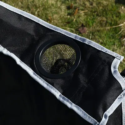 Two-Person Folding Camping Chair with Armrests