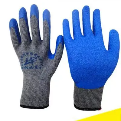 Vega Work Gloves, Dip Rubber Coated, Non-Slip, Cut-Resistant - 8