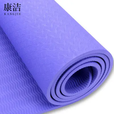 6mm TPE Yoga Mat, Non-Slip, Eco-Friendly, Two-Tone, Second Grade - 5