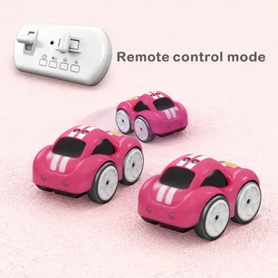 Smart remote control mini car with motion tracking sensor and obstacle avoidance