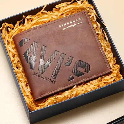 2025 Men's Short Leather Wallet, Large Capacity and Durable - 3