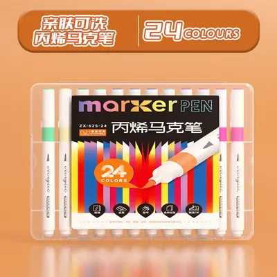 Children's acrylic marker set for art and drawing - 9