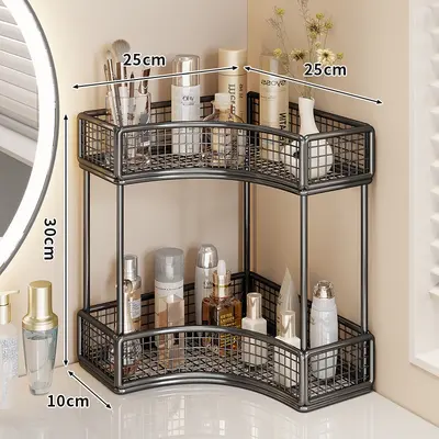 Cosmetic storage rack, multi-layer bathroom organizer - 8