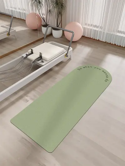Yarı dairesel kauçuk yoga matı, kaymaz, buzlu PU, kalınlaştırılmış - 2