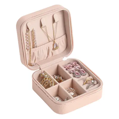 Schmuckschatulle tragbar Reiseschatulle Ringbox Ohrringe Schmuckaufbewahrung Haushalt Schmuckverpackungsschatulle Schmuckschatulle für grenzüberschreitenden Handel