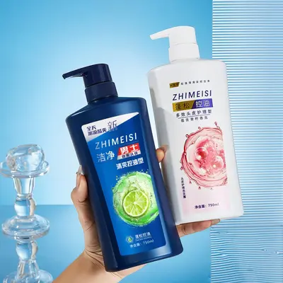 Refreshing Anti-Dandruff Shampoo 750ml, Oil Balancing, Household Size - 4