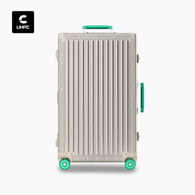 All-aluminum magnesium alloy high-quality premium business travel luggage suitcase 20-inch carry-on trolley 26-inch large capacity three-seven opening - 11