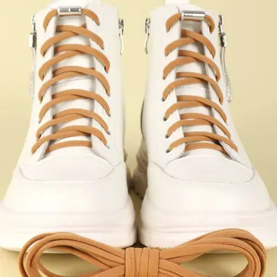 Laceless Elastic Shoelaces with Metal Capsule Buckle, Adult and Kids