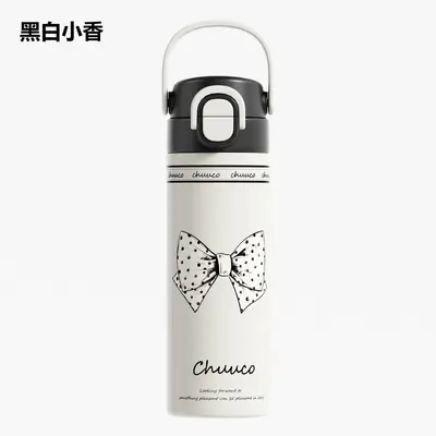 跨境316不锈钢保温杯户外咖啡大容量随手杯子女陶瓷内胆双饮水杯 - 8