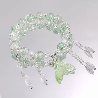 Kristallarmband, süßes Walddesign