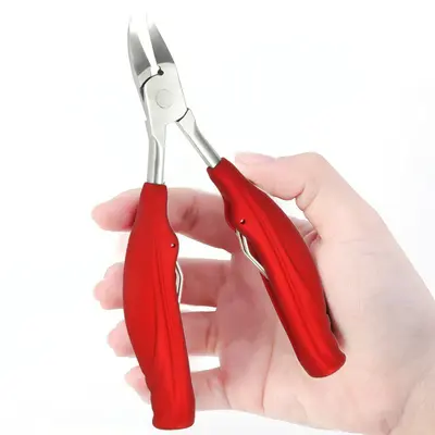 Edelstahl-Pediküre-Werkzeugsatz mit Nagelschere und Pinzette - 2