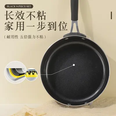 Stainless Steel Cookware Set, Induction and Gas Compatible, Non-Stick