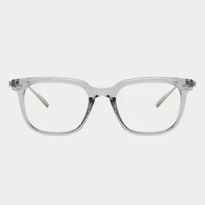 Square Blue Light Blocking Glasses for Men, Prescription Lenses Possible