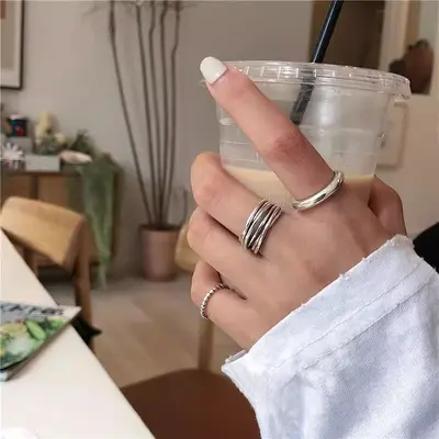 925 sterling silver cross wrap ring, women's - 5