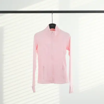 lulu Define Dik Yaka Kadın Yoga Üstü, Hızlı Kuruyan Slim Fit Ceket, Güneş Korumalı - 9