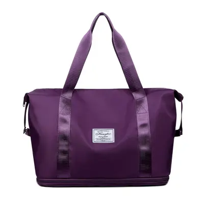 Kurze Reisetasche für Damen mit großer Kapazität, Erweiterung, Trocken- und Nassaufteilung, Sporttasche, Yoga-Sporttasche, Aufbewahrungstaschen für Schwangerschaftsgepäck - 11