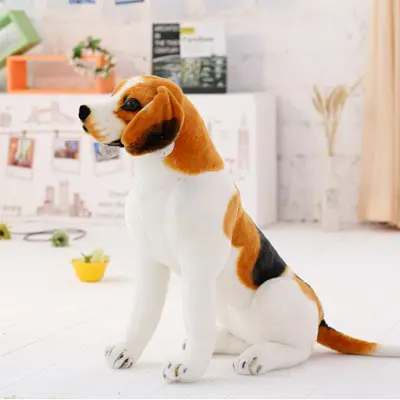 Simulated Plush Dog Toy Figure, Spotted Dog, Shepherd and Beagle Plush Doll - 13