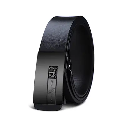 Men's leather belt for young and middle-aged adults, classic business style, versatile belt suitable for daily use, fashionable popular belt for youth. - 13