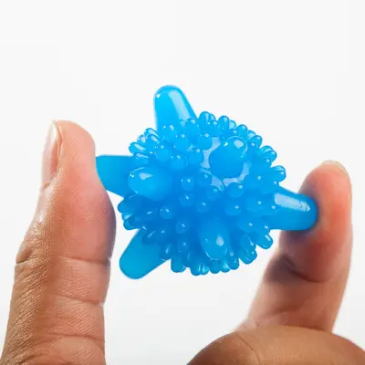 Çamaşır topu çamaşır makinesi giysi temizleme topu 4.5cm katı PVC sihirli dekontaminasyon dolaşık açıcı giysi bakım topu