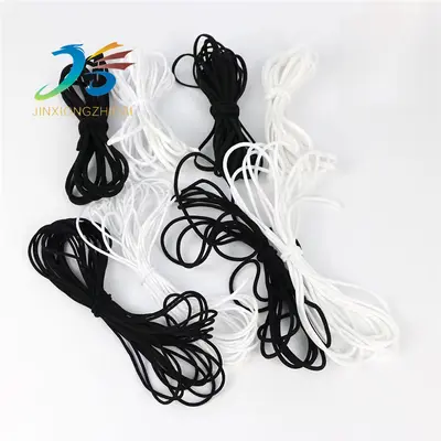 Maske Kulak Bandı Elastik Şerit, 3-4-5 mm Elastan - 5