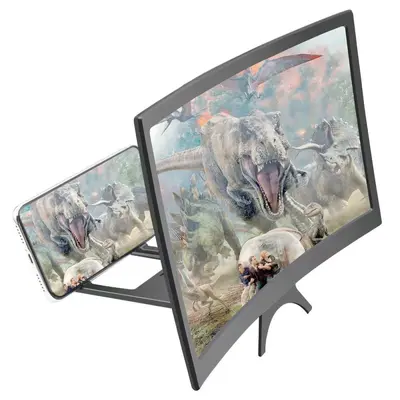12 inch mobile phone screen special amplifier 14 inch curved screen high definition telescopic plastic bracket cross-border factory special