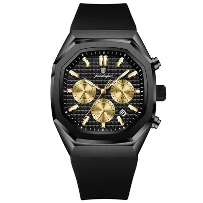 POEDAGAR Herrenuhr, wasserdicht, Chronograph - 6