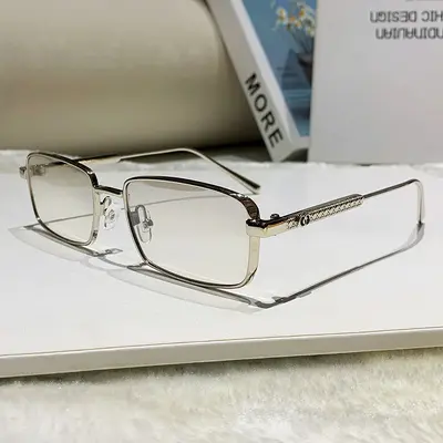 Old Money Style Men's Sunglasses, Small Frame, UV Protection - 5