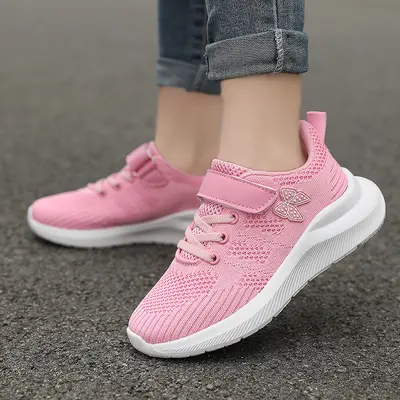 Kinder-Strick-Sportschuhe, leicht und atmungsaktiv
