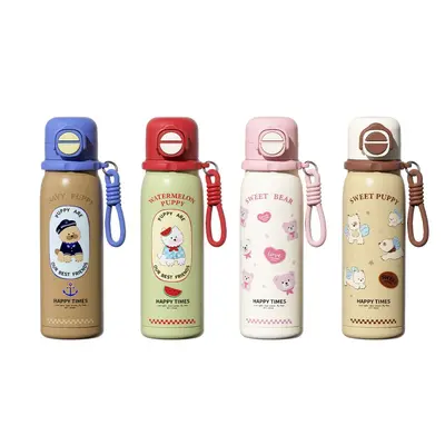 Double-Wall Stainless Steel Straw Sports Bottle, Cold-Keeping - 5