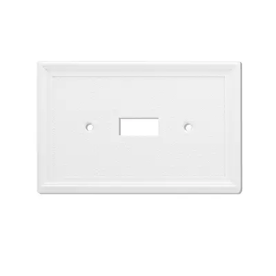 American Style Seamless Exposed Wall Socket Panel, Single and Double Gang