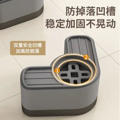 Universal washing machine anti-vibration pad, elevated stand - 4
