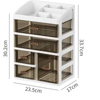 Schreibtisch-Aufbewahrungsbox mit Schublade, mehrschichtig - 11