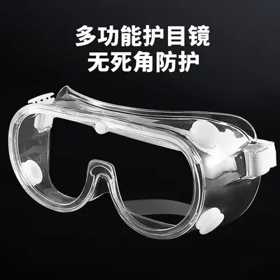 Anti-Fog Clip-On Glasses, Windproof and Dustproof, Transparent