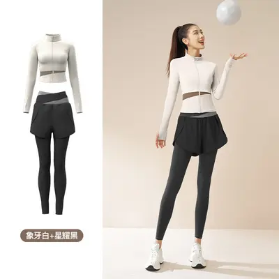 Juyitang Herbst-Winter Sportkleid, schlanke Yoga-Bekleidung - 12