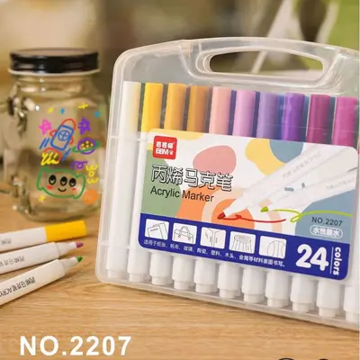 Acryl-Markerstift 100er-Set, Dreieckform - 8