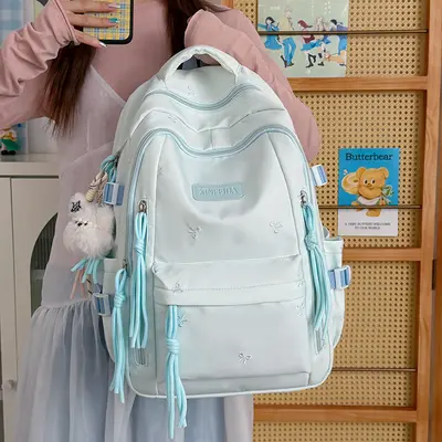Large Capacity Girls' School Backpack for Primary, Middle and High School - 4