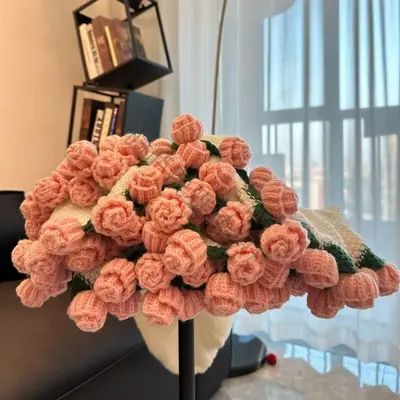 Rose Bouquet Blanket with 99 Roses, Valentine's Day Gift - 10