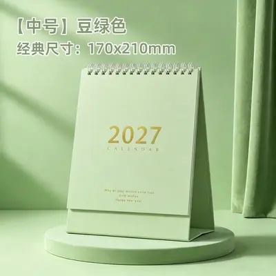 2027 Masa Takvimi, Minimalist Morandi Tarzı Planlayıcı - 13