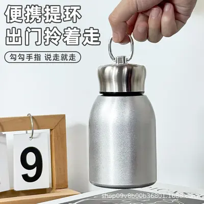316 Stainless Steel Mini Thermos Cup with Lock Lid, Portable - 5