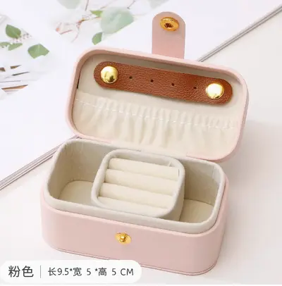 Grenzüberschreitender Amazon-Daumenfinger-Schmuckschatulle mit Magnet für Reisen, tragbar, Hochzeitsring, Ohrstecker, kleine Schmuckschatulle - 8