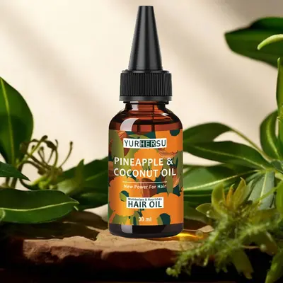 菠萝护发精油Pineapple Hair Nourishing Oil跨境柔顺滋养护理油