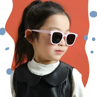 Children's Sunglasses, UV Protection, Simple Style for Boys and Girls - 4