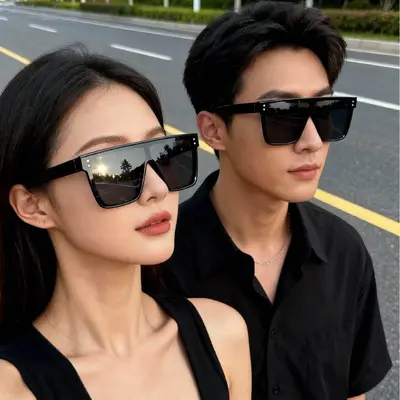 Large-Frame Cycling and Driving Sunglasses with UV Protection - 3