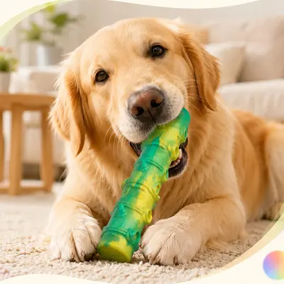 Interactive TPR Dog Chew Toy for Teething and Daily Chewing