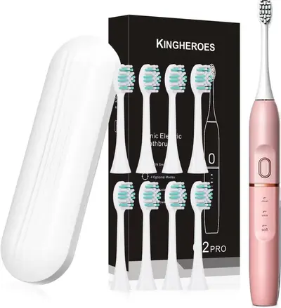 Electric Toothbrush with Travel Case, Smart Charging, Adults - 9