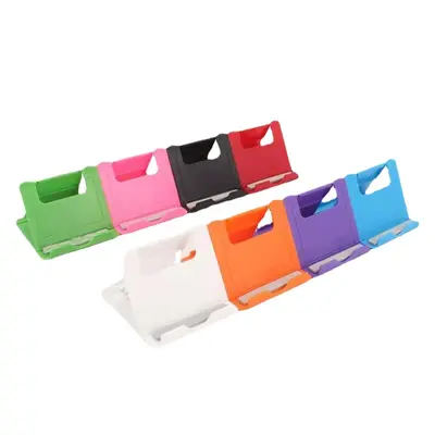 Hersteller Desktop tragbarer Mobiltelefon-Halter faltbar faul Tablet-Halter Handy-Halter Großhandel kundenspezifisches LOGO