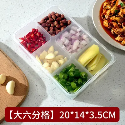 Narrow slit refrigerator compartment crisper box for fruits and vegetables frozen meat packaging box microwavable food storage box with air holes - 11